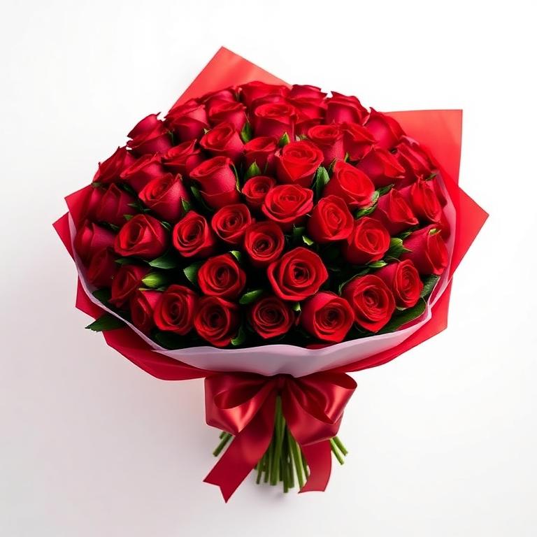 Buquê de 42 Rosas Vermelhas